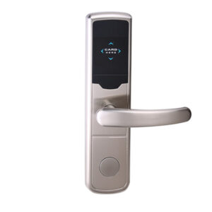 The Pulmos PLS-013 Smart Hotel door lock is a convenient card lock system for hotels, motels, dormitories, and residences which includes a Mifare Smart Card lock technology.