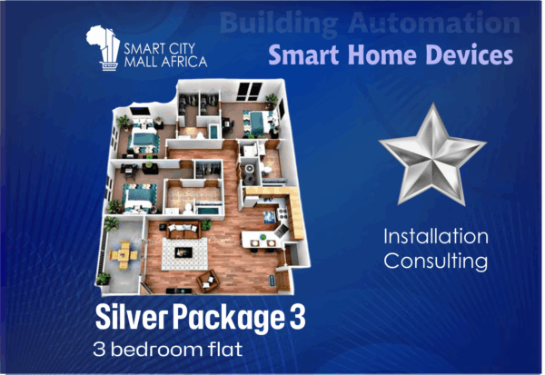 Smart Home Devices - 3 Bedroom Flat (Silver)