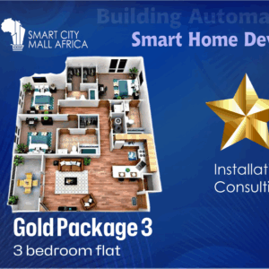 Smart Home Devices - 3 Bedroom Flat (Gold)