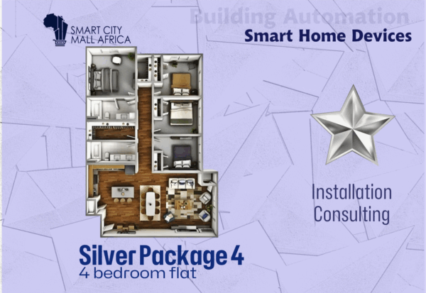 Smart Home Devices - 4 Bedroom Flat (Silver)