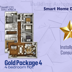 Smart Home Devices -4 Bedroom Flat (Gold)