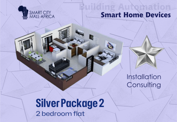 Smart Home Devices- 2 Bedroom Flat (Silver)