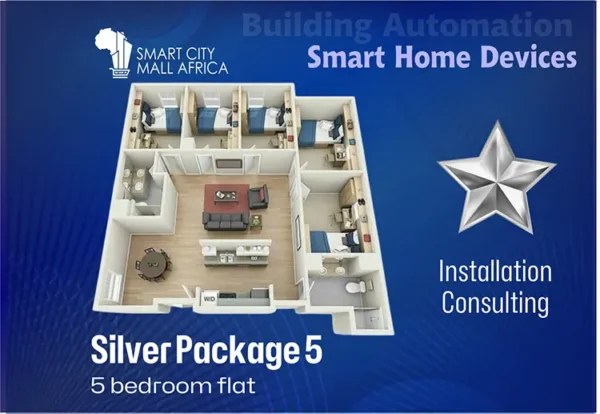 Smart Home Automation - 5 Bedroom (Silver)