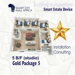 smart Home (Estate ) Bedroom Duplex- Gold 5
